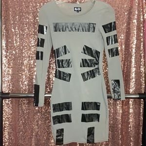 Cheap Monkey Duck tape Mini dress
